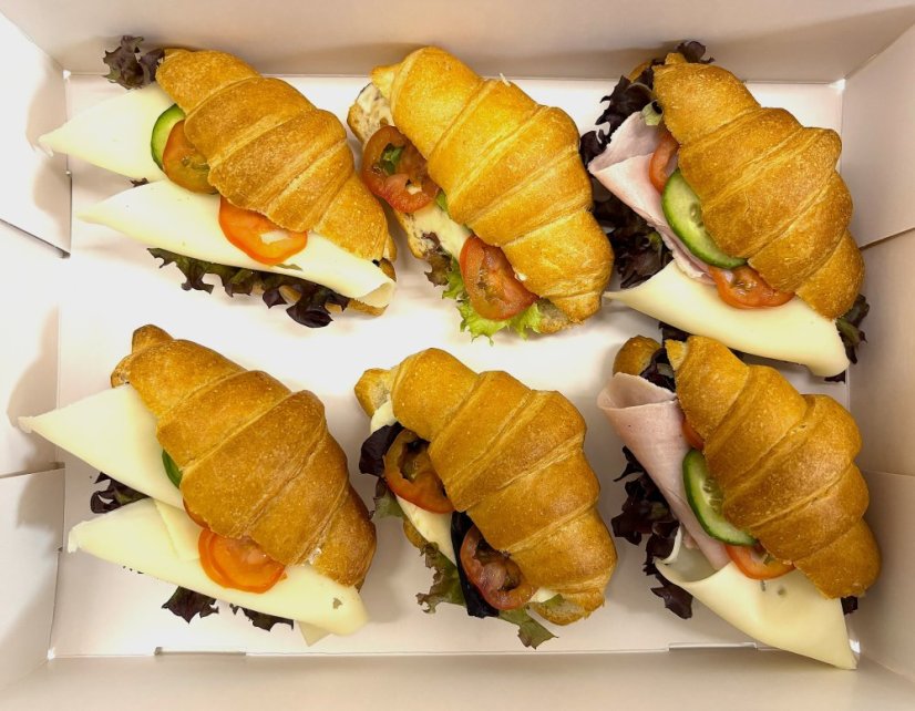 6x Minicroissanty