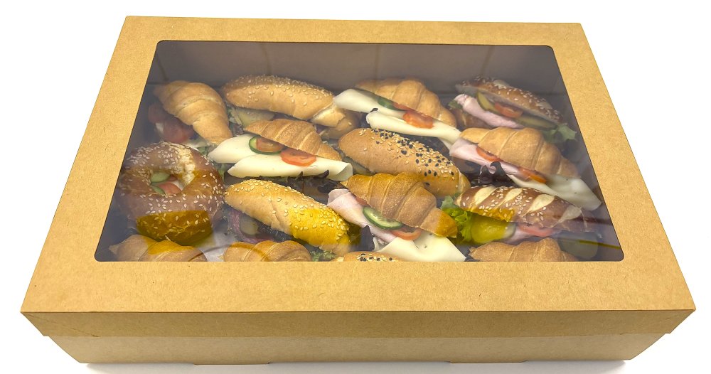 BrunchBox - Vyber si svůj Brunch - 4x Bagel s vepřovým trhaným masem, 4x Bagel s kuřecím steakem, 4x bagel s parmskou šunkou