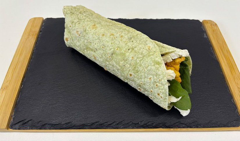 Špenátová tortilla